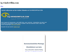 Tablet Screenshot of iq-windowfilm.com